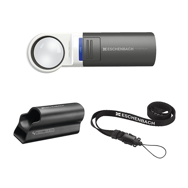 Mobilux LED Hand-Held Magnifier Bundle - 10x