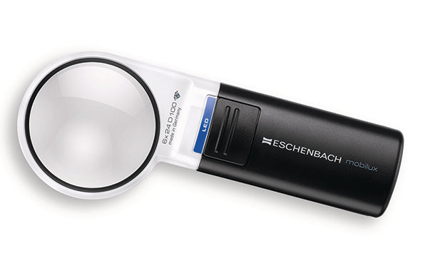 Mobilux LED Hand-held Magnifier - 6x