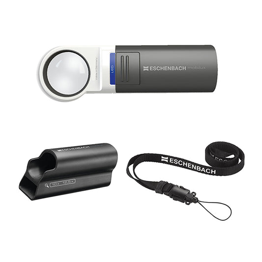 Mobilux LED Hand-Held Magnifier Bundle - 10x