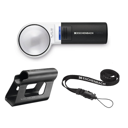 Mobilux LED Hand-Held Magnifier Bundle - 4x
