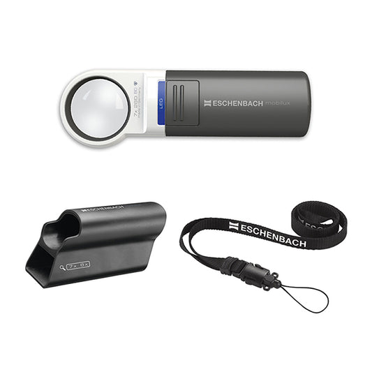 Mobilux LED Hand-Held Magnifier Bundle - 7x