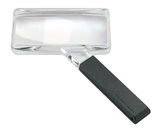 Large Field Biconvex Hand-held Magnifier - 2x