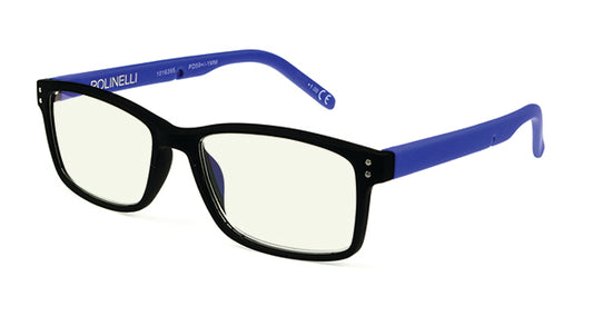 Polinelli Reader - Blue/Black Plano